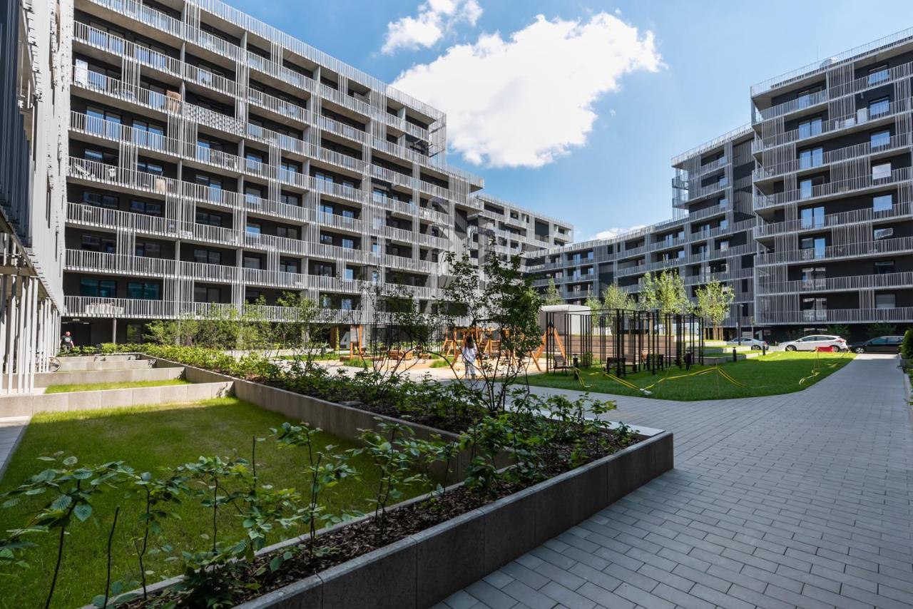 Wola Cosy White Apartment Varsóvia Exterior foto